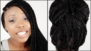 Box Braids START TO FINISH In 5 Minutes!!!(, 2015-09-16T22:00:00.000Z)
