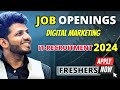 Hurryup🔴 Digital Marketing Job Openings for Freshers🔥HUGE IT Job Vacancy