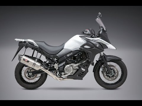 SYSTÈME 3/4 R-77 ACIER INOXYDABLE YOSHIMURA SUZUKI V-STROM 650 2017-2022 vidéo