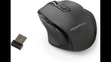 Amazon Basics Ergonomic Wireless Mouse