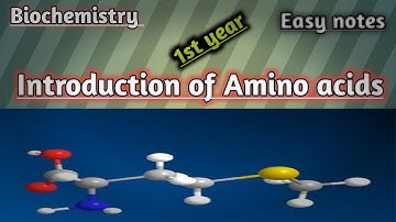 Introduction of Amino acids I Urdu lecture I lecture with Madam Sara Ejaz