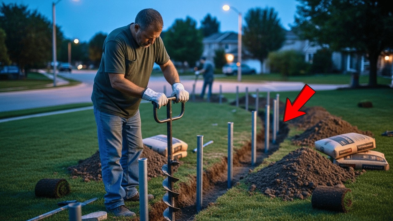 They Drove Over My Lawn Every Morning — So I Installed “Invisible ...