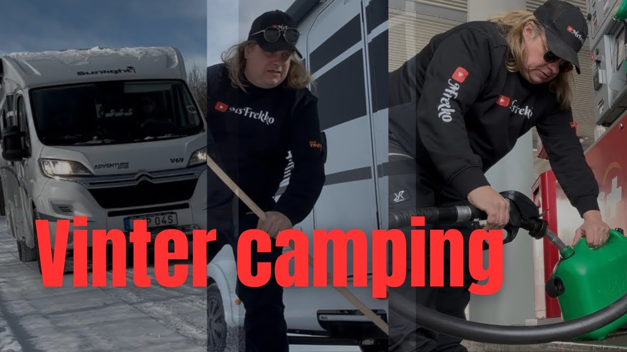Vinter camping i skogen var hamnar vi ?