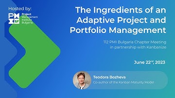 The Ingredients of an Adaptive Project & Portfolio Management | PMI BG Chapter x Businessmap