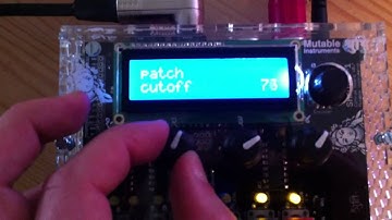 First sounds of assembled Shruthi-1