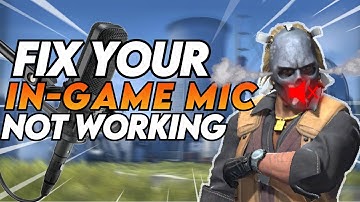 CS:GO - HOW TO FIX YOUR IN-GAME MICROPHONE NOT WORKING! (WORKING)