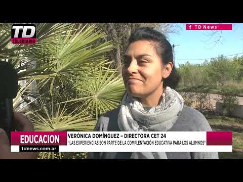 VERONICA DOMINGUEZ   DIRECTORA CET 24   EL SABADO EN LA SEDE DE LA COLONIA JULIA Y ECHARREN SE VIENE