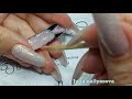 Необычный аквариумный дизайн ногтей ВЕРХНИМИ ФОРМАМИ! Naildesign! Nailextensions! Наращивание ногтей