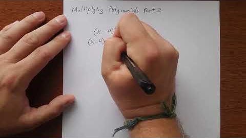 Multiplying Polynomials (part 2)