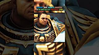Titus and Leandros Clash Over the Codex Astartes💀🔥 #shorts