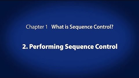 1. What is Sequence Control?　－ Performing Sequence Control〈Your First PLC (3/19)〉