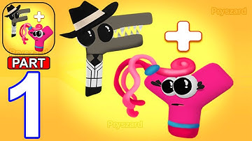 Merge Master: Alphabet Monster - Gameplay Walkthrough Part 1 Merge Alphabet Lore Battle (Android)