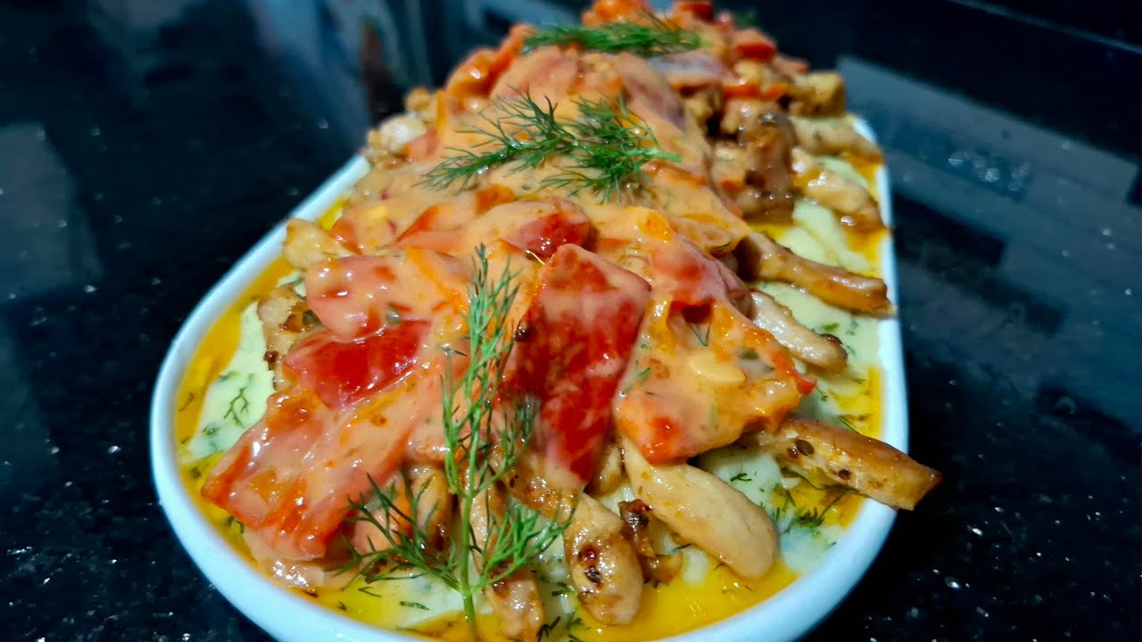 SOFRANIZIN YILDIZI OLACAK ✨️TADIYLA GÖRÜNTÜSÜYLE MUHTEŞEM BİR TARİF 💯Tavuklu Özel Soslu Meze Tarifi 