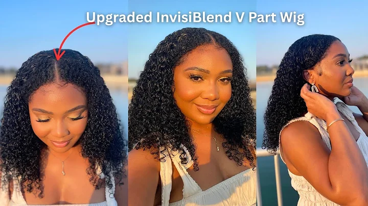 Beginner Friendly Upgrade Curly Finger Coil InvisiBlend™ V Part Wig Install Ft UNice Hair