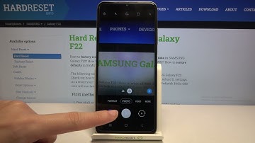 How to Turn On/Off Camera Gridlines on SAMSUNG Galaxy F22 - Orientation Lines
