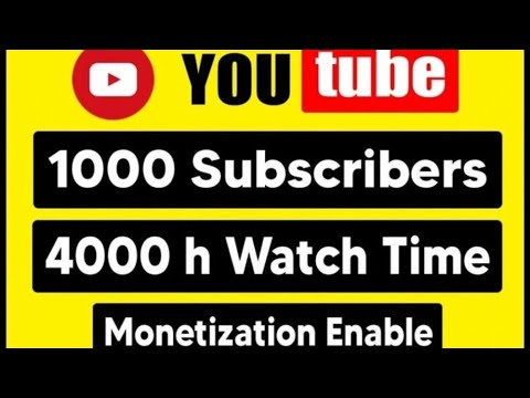 How to get 1000 subscribers and 4000 watch our fast to get YouTube