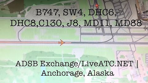 Virtual Planespotting (KANC) Anchorage International Airport with Live ATC and ADSB Exchange