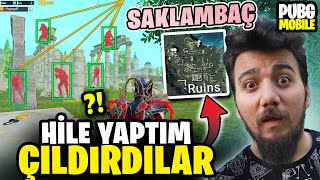 HİLE YAPTIM ÇILDIRDILAR! PUBG Mobile Saklambaç