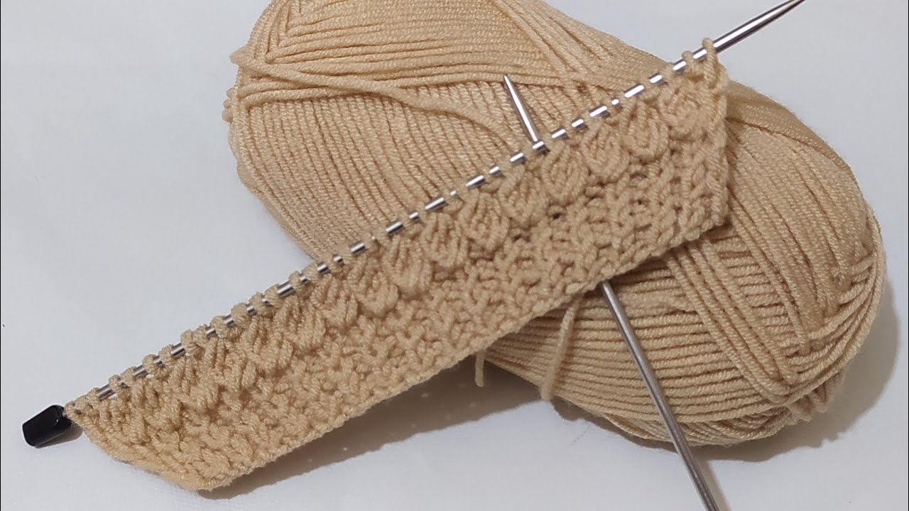 4 SIRA LASTİK 1KERE MODEL✅ÇOK KOLAY YELEK MODELİ ✅ İki şiş örgü modelleri