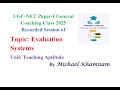 07 Evaluation Systems || Teaching Aptitude By Michael Khamnam