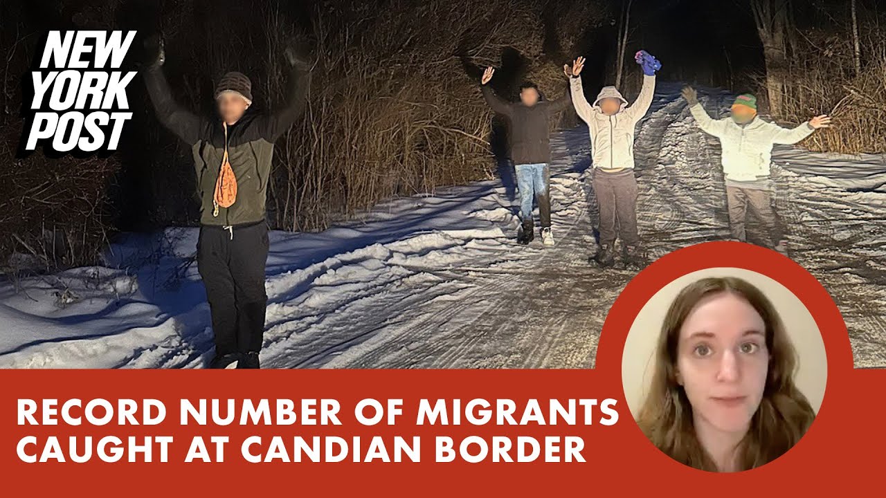 Record number of migrants caught at Canada border