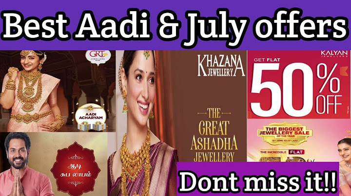 Best 5 Jewellery shop Aadi and July month offers 2025 | Aadi offer 2025 | #grt #aadioffers #gold