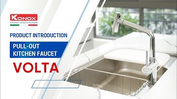 Vòi rửa bát dây rút Konox | VOLTA | Pull-out kitchen faucet