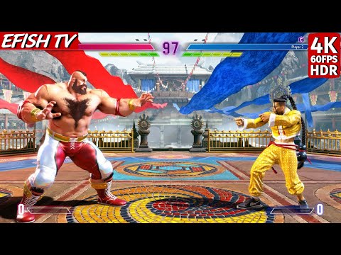 Zangief vs Jamie (Hardest AI) - Street Fighter 6 | 4K 60FPS HDR