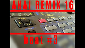 Akai REMIX 16. Beat demo.