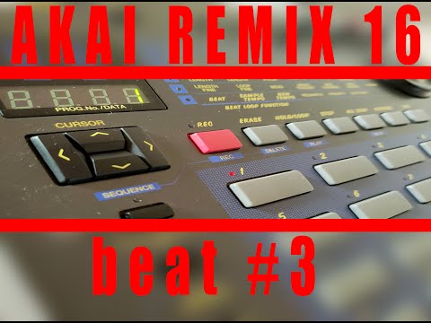 Akai REMIX 16. Beat demo.