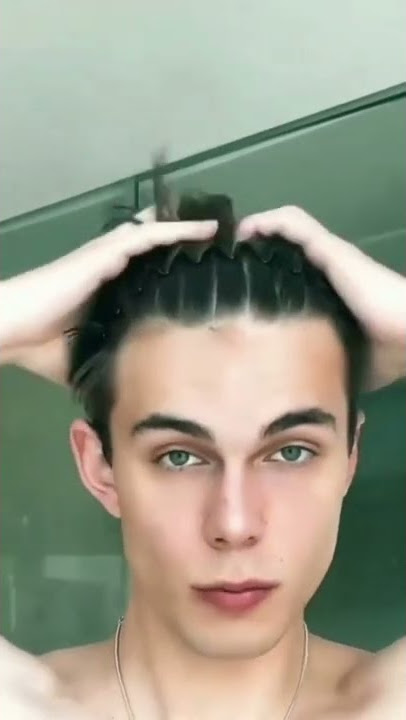 How to get Curtains Hairstyle using HAIR Band- Men's Easy Hairstyling tutorial #shorts