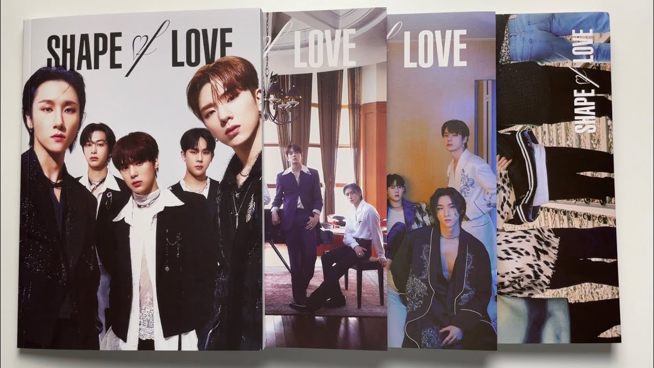 ♡Unboxing MONSTA X 몬스타엑스 11th Mini Album Shape of Love (Love, Originality,  Vibe & Everything Ver.)♡ 