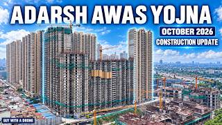 Adarsh Awas Yojna Construction Update | October 2026 | Latest Drone View