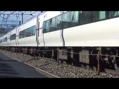 [神回!?]E353系特急あずさ みどり湖駅通過運転士＆車掌側ミュージックホーン!