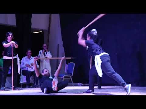 فريق تحطيب جمعية الصعيد في مهرجان بالفن نحقق أحلامنا