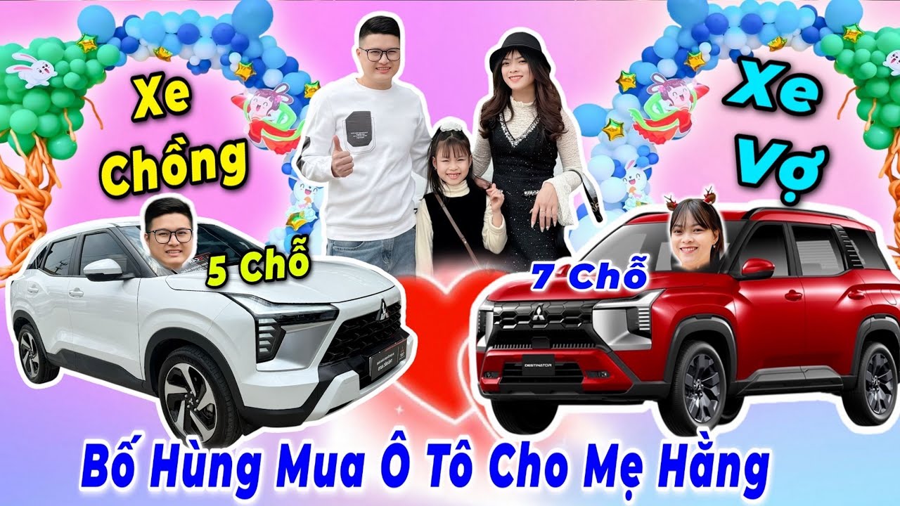 Troll Troll Bố Hùng Mua Ô Tô 7 Chỗ Tặng Mẹ Hằng Và Quỳnh Nhi