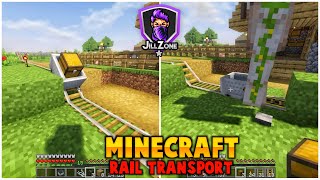 Minecraft Railroad building 😅 || JILL ZONE 2.0