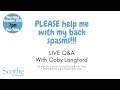 Soothe Clinic LIVE  Q&amp;A - Back Spasms