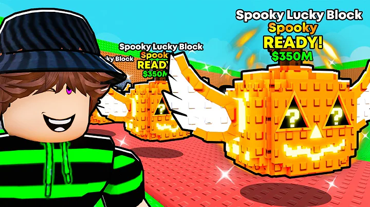 Opening 100 SPOOKY LUCKY BLOCKS For The New La Casa Boo...