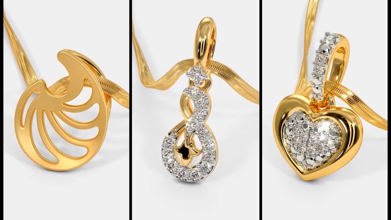 Light weight Gold Pendant Design with price Lifestyle Gold YouTube