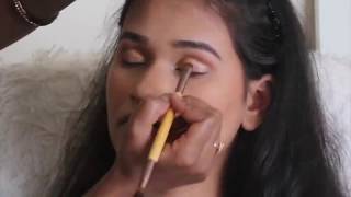 Doing My Friends Makeup & Hair For The First Time Indian Wedding Guest Makeup For Beginner
