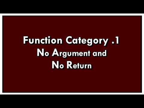 Category .1 No Argument and No Return Value in C++ - JIt Code (Hindi)