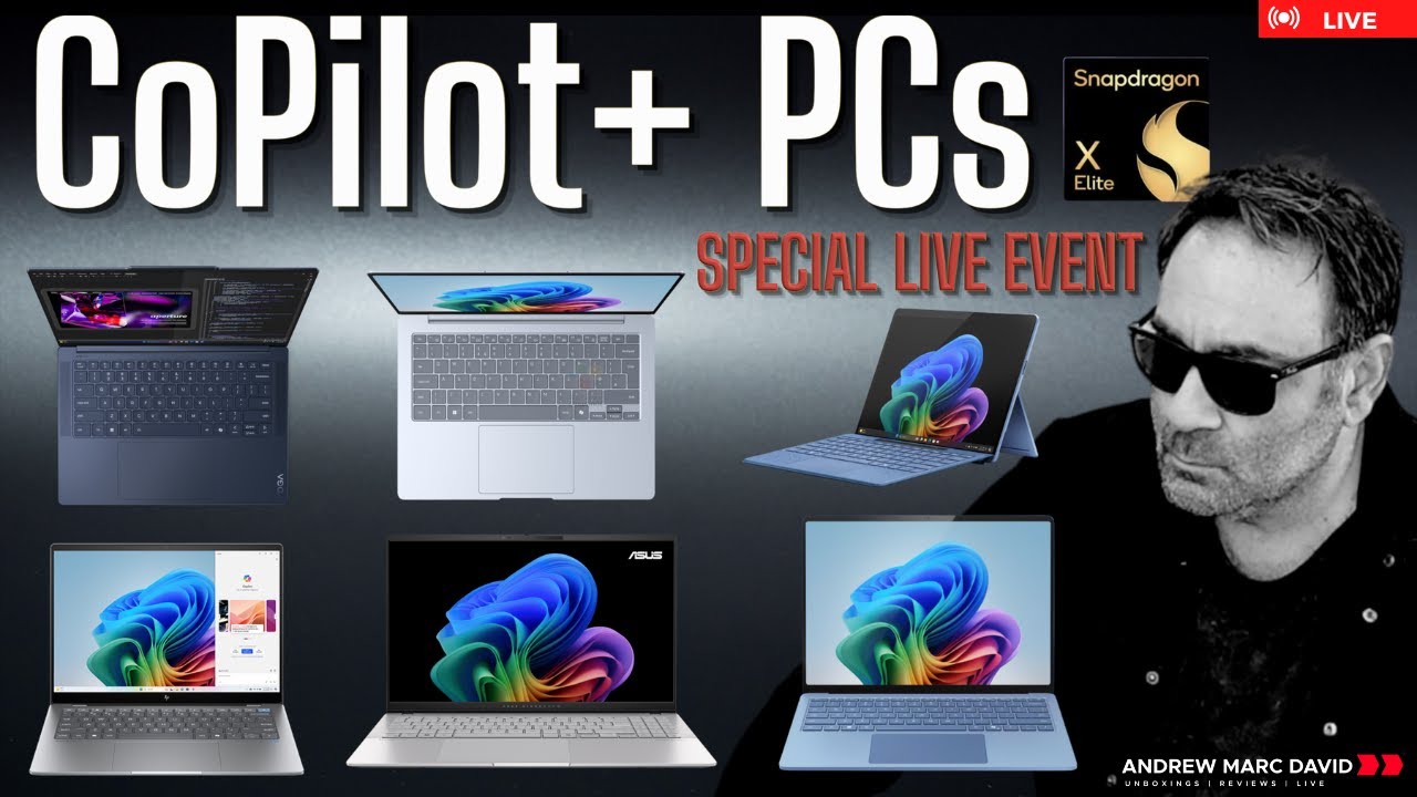 SPECIAL EVENT - Live Unboxing & Testing 6 Copilot+ PCs from Lenovo, HP ...