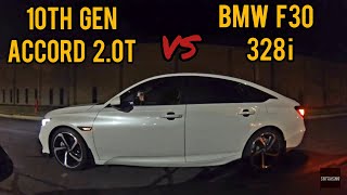 Accord 2.0t VS F30 328i Honda Accord 2 0t Vs Bmw I330
