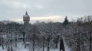 Sneeuw In Deventer Nieuw Plantsoen 
