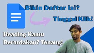Tutorial Daftar Isi Otomatis di Google Docs | Update Heading & Format Dokumen