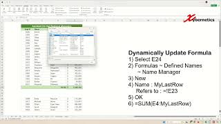 Details Dynamically update the formula in Excel when a new row is added - #excel #tips and #tricks News
