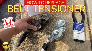 Honda Pilot Belt Tensioner Replacement - How To Change Drive Belt Belt Tensioner On A Honda Pilot
