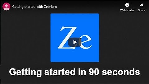 Getting Started with Zebrium