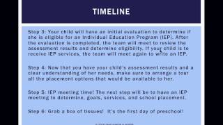 Lunch & Learn; Transition to Pre-school for Deaf and Hard of Hearing Students